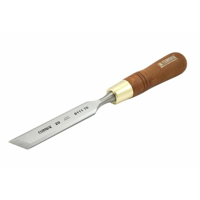 Косая левая стамеска с ручкой Narex Wood Line Plus 20 мм 811170