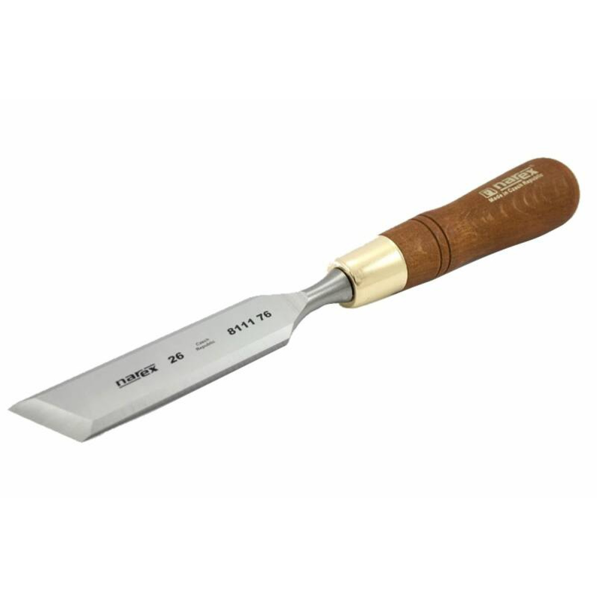 Косая левая стамеска с ручкой Narex Wood Line Plus 26 мм 811176 1
