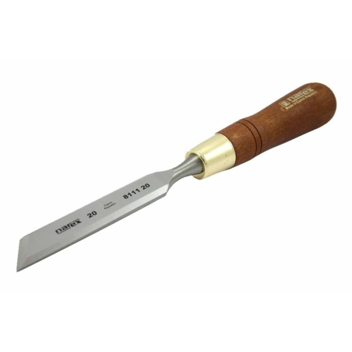 Косая правая стамеска с ручкой Narex Wood Line Plus 20 мм 811120
