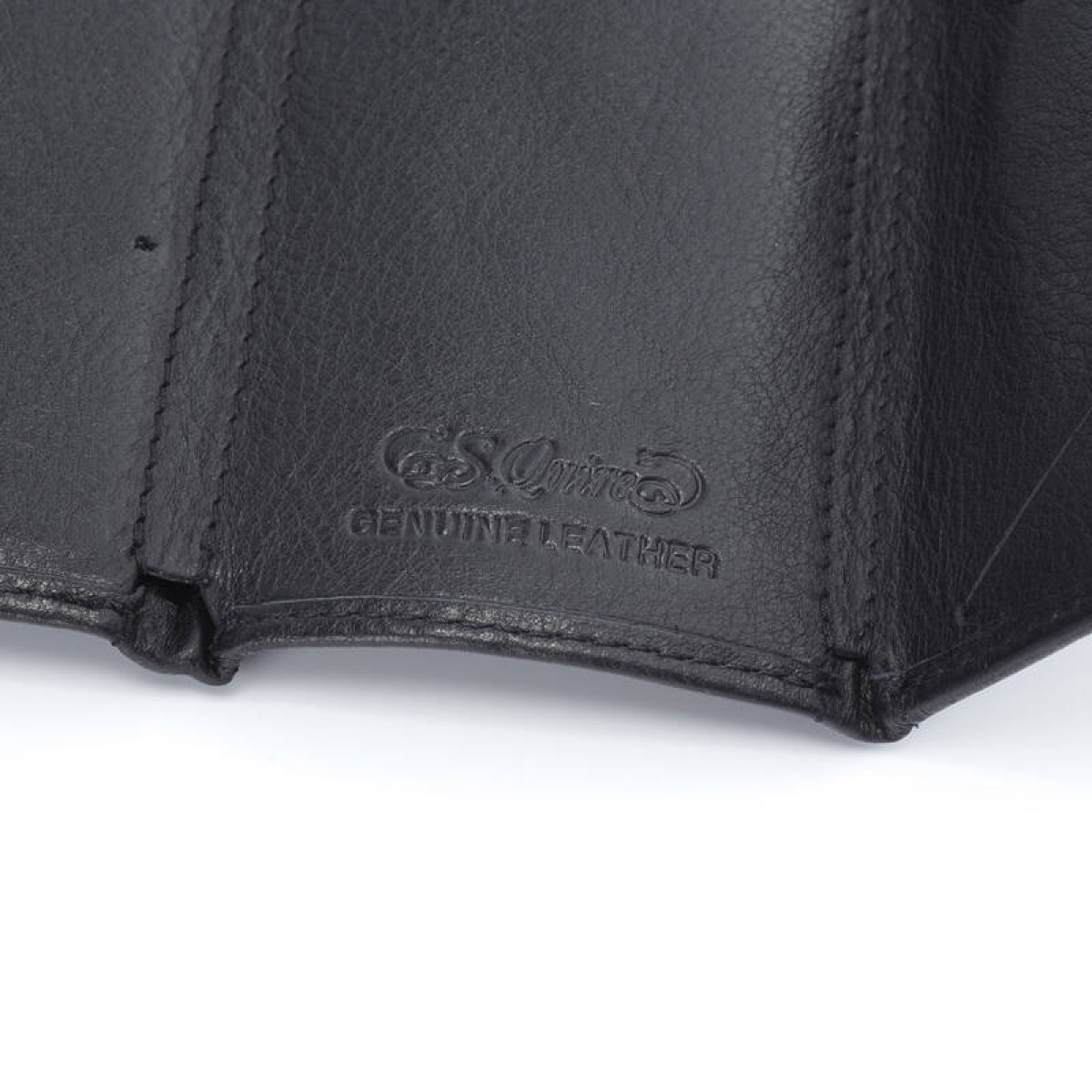 Кошелек кожаный S.QUIRE, черный, QK30BK 3