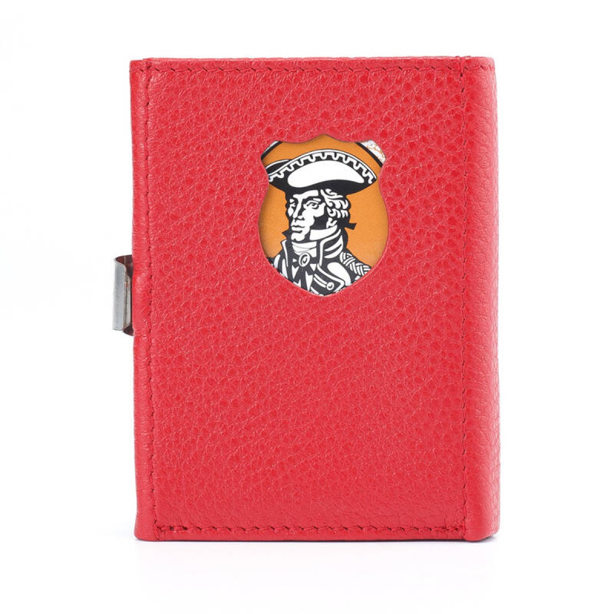 Кошелек кожаный S.QUIRE, красный, QK30R 3