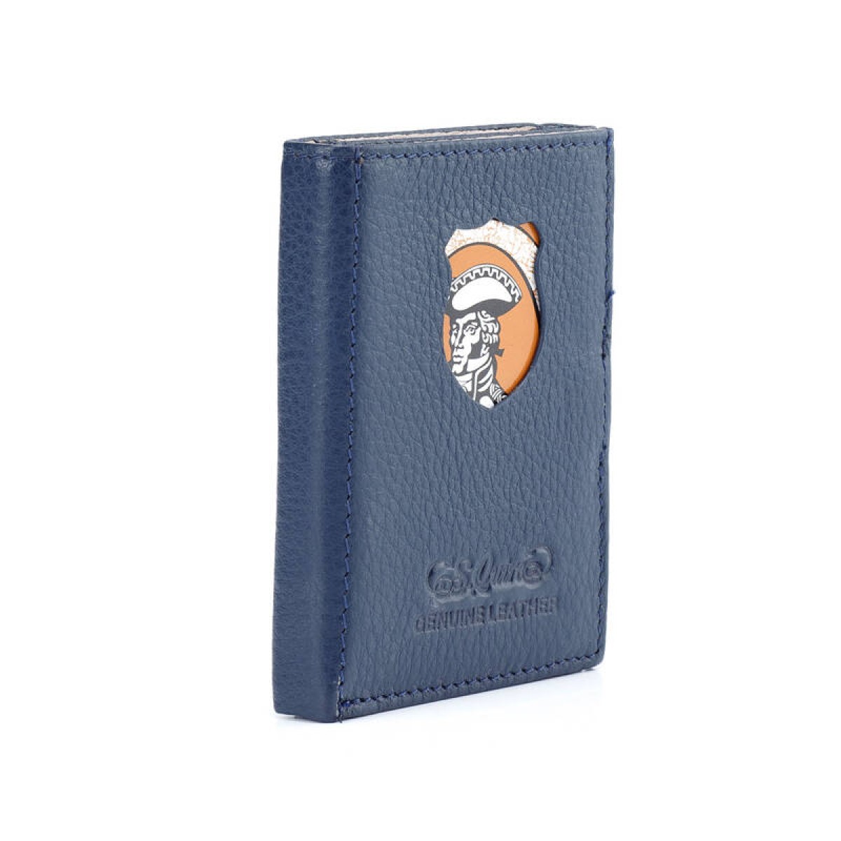 Кошелек кожаный S.QUIRE, синий, QK30BL 6