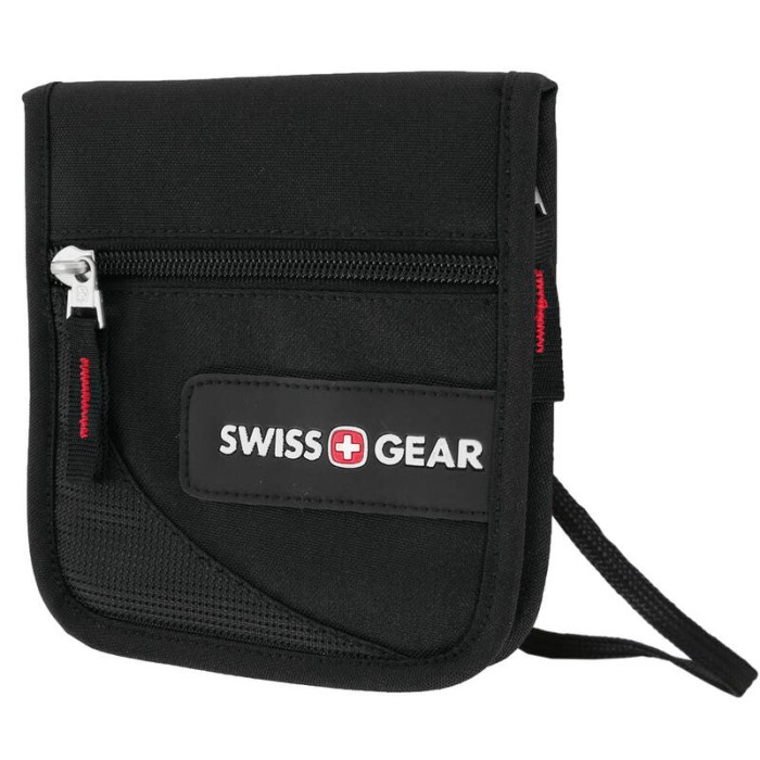 Кошелёк на шею SWISSGEAR чёрный
