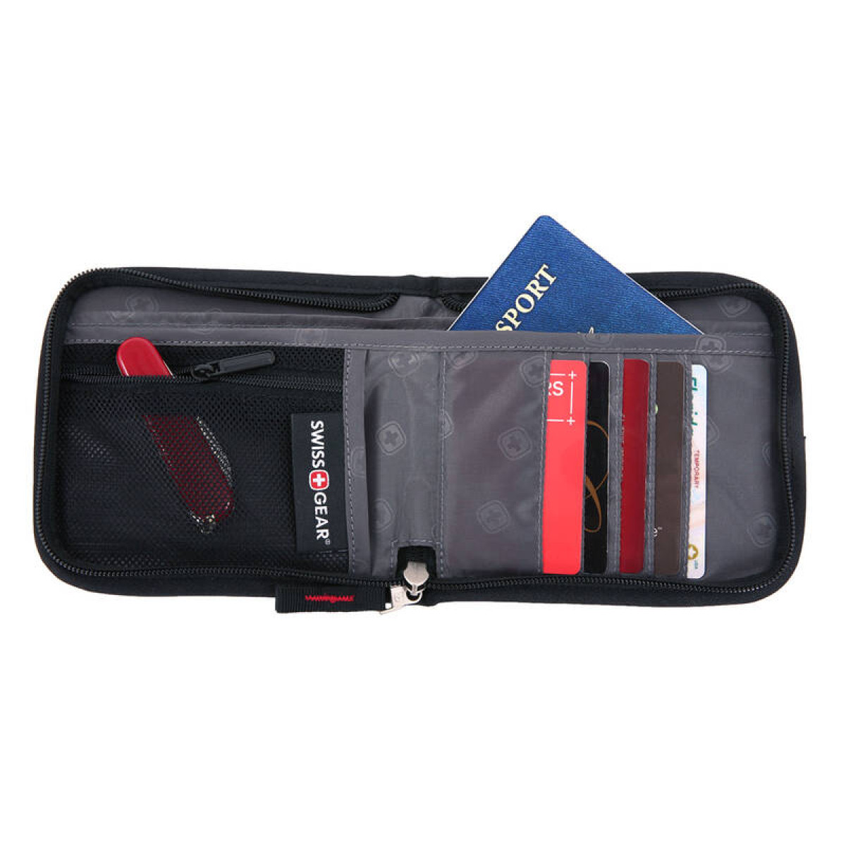 Кошелёк на шею SWISSGEAR чёрный 2