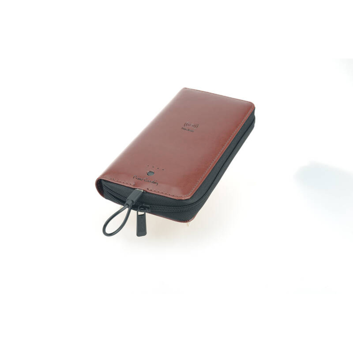 Кошелек Pierre Cardin с аккумулятором Power Bank (4 000 mAh) коричневый MK037-2 3