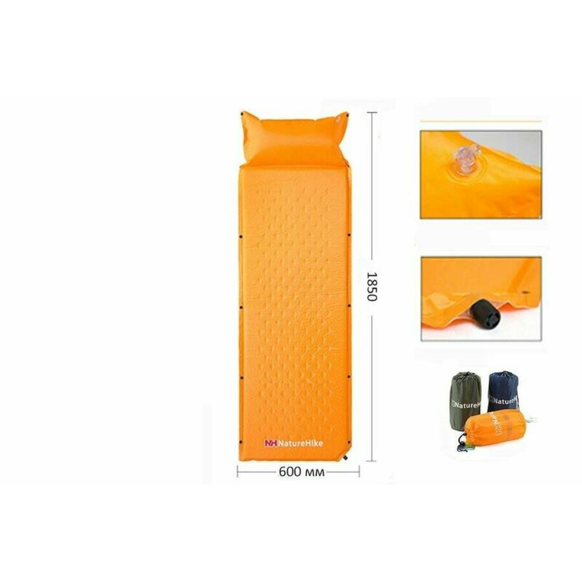 Коврик для сна Naturehike NH15Q002-D голубой 6927595782583 3