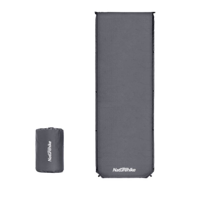 Коврик самонадувной туристический Naturehike D03 Dark Grey 6927595711491