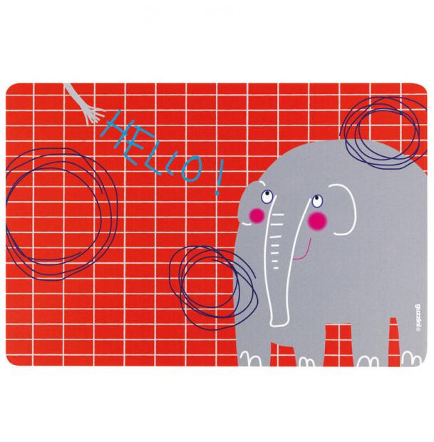 Коврик сервировочный детский Guzzini Hello слон 22606652E