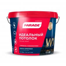 Краска акриловая PARADE W1 идеальный потолок белая матовая 5л 0005844