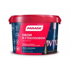 Краска акриловая PARADE W110 Обои и стеклообои база А 2,5л 0005848