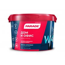 Краска акриловая PARADE W4 износоустойчивая белая матовая 2,5л 0005874