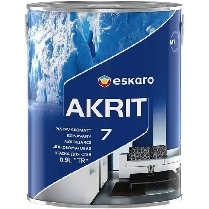 Краска Eskaro Akrit-7 TR 0.9л ESP043