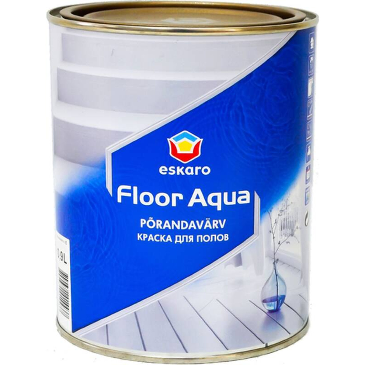 Краска Eskaro Floor Aqua 0.9л ESE012 1