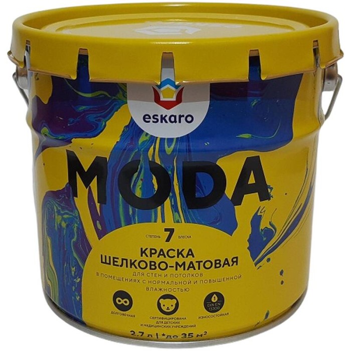 Краска Eskaro MODA 7 2,7л EMP014
