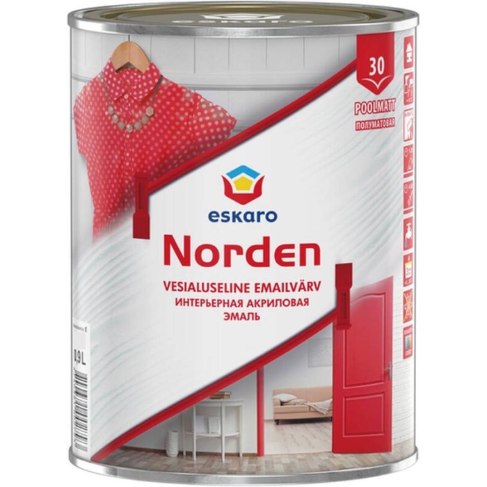 Краска Eskaro Norden 30 0,9л ESE006
