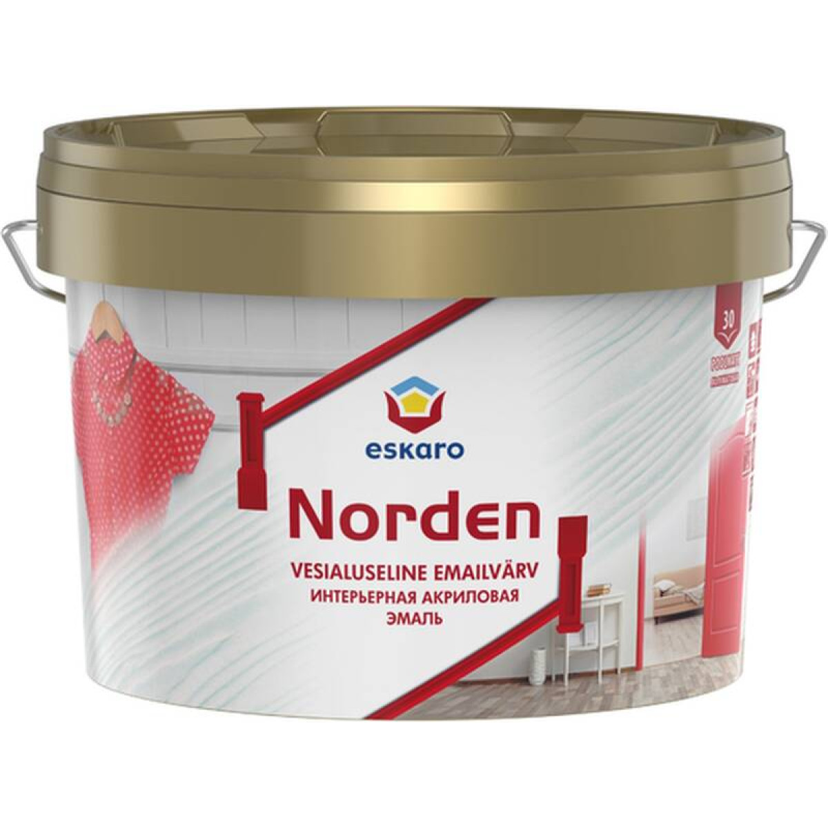 Краска Eskaro Norden 30 2,7л ESE008 1