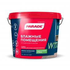 Краска латексная PARADE W100 Влажные помещения база А 5л 0005903