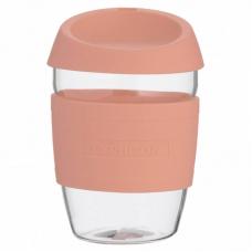 Кружка для кофе 400 мл Typhoon 1401.471V стекло розовая 