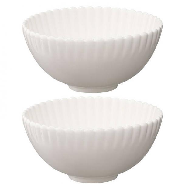 Набор из двух салатников белого цвета Tkano Kitchen Spirit, 750 мл TK22-TW_BW0002