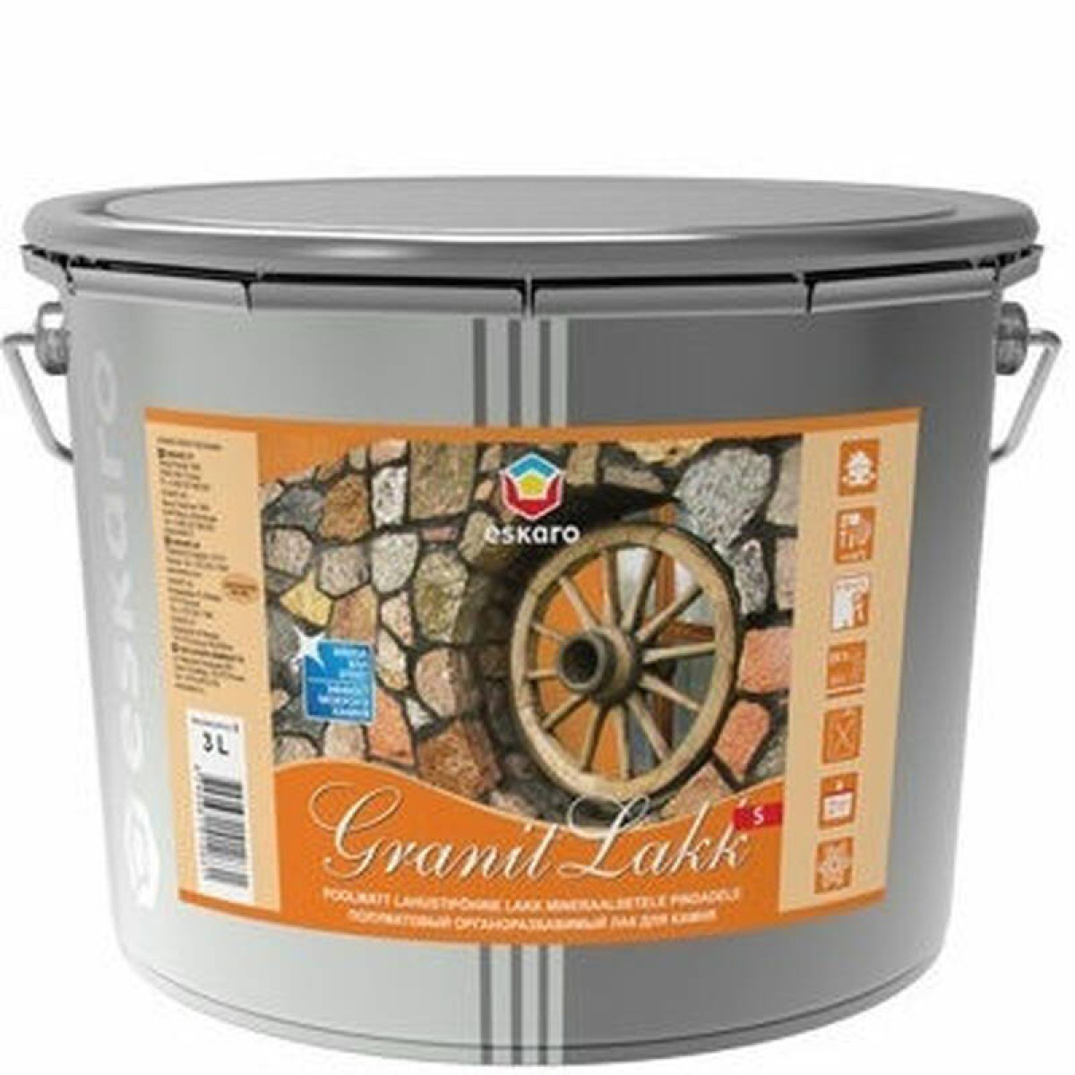Лак Eskaro Granit Lakk S 1л ESL032 1