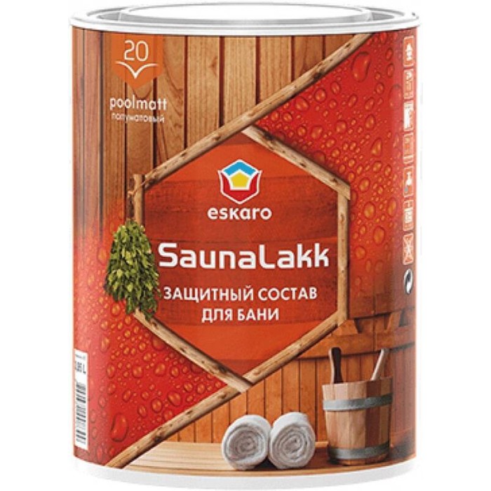 Лак Eskaro Saunalakk 2.4л ESL012