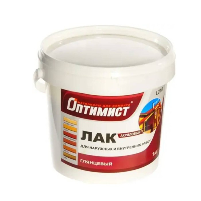 Лак L210 ОПТИМИСТ глянцевый 1кг OPL007