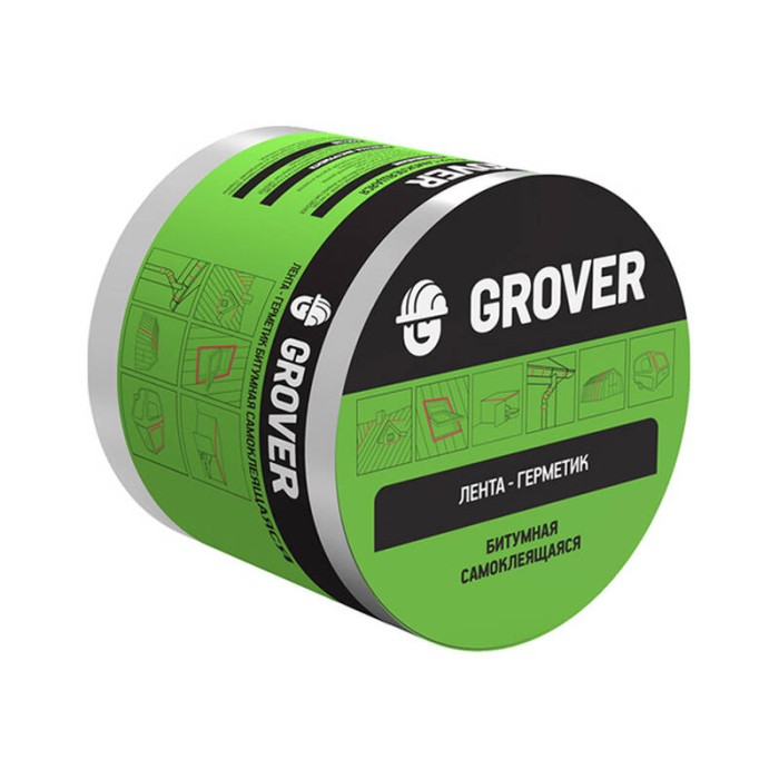Лента-герметик серебристая Grover GRH728 3х0.1 м