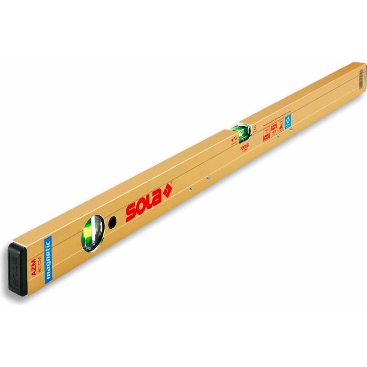 Магнитный уровень 2 глазка SOLA AZM 40 NEW 01820501 1