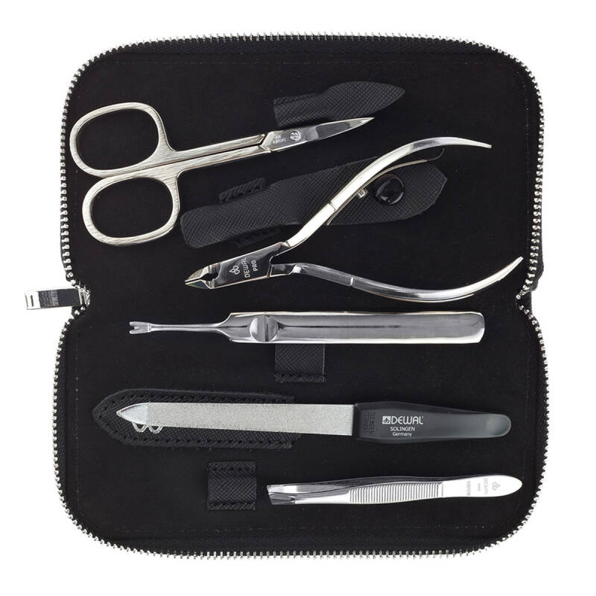 Маникюрный набор 5 предметов DEWAL 902BLACK 5