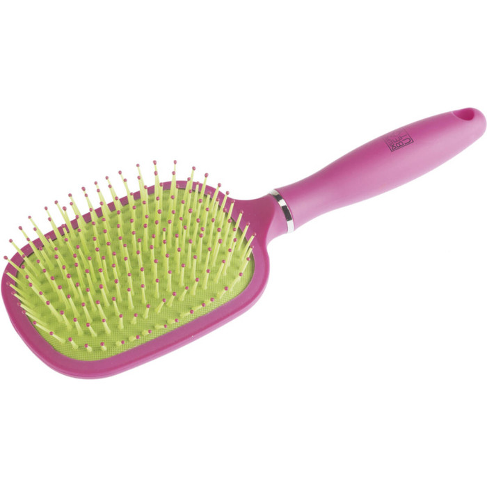 Массажная щетка квадратная DEWAL BEAUTY Ягода DBY1