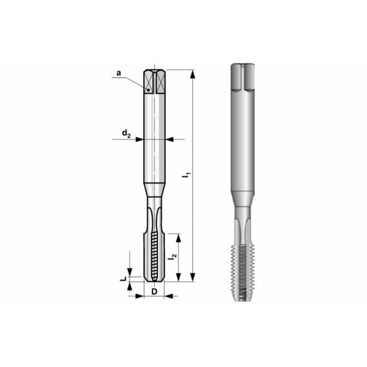 Метчик машинный M10 Bucovice Tools 101100 3