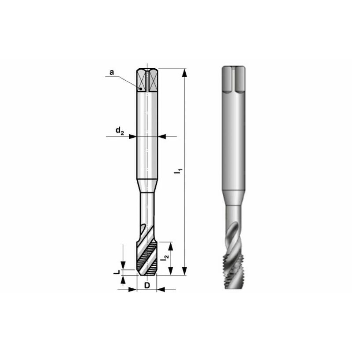 Метчик машинный M3 Bucovice Tools 103030 4