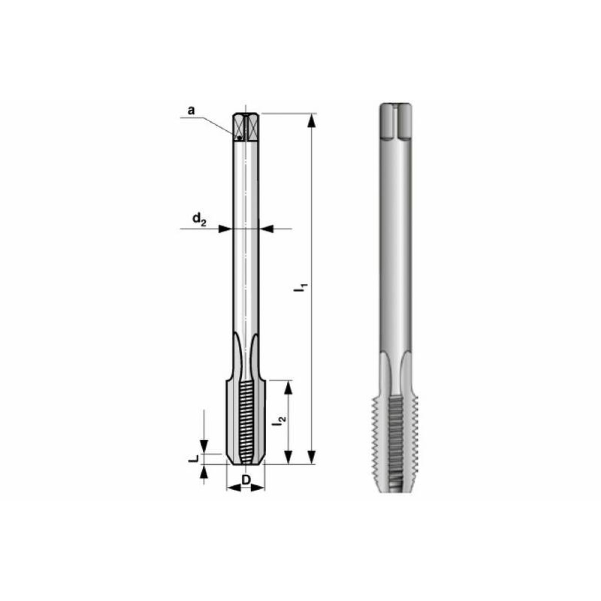 Метчик машинный M4 Bucovice Tools 194040 3