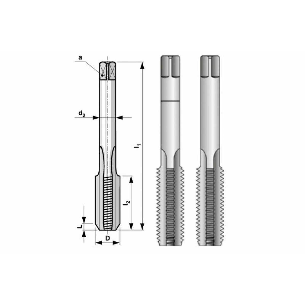 Метчик трубная резьба Bucovice Tools 142140 2