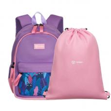 Мини-рюкзак CLASS X Mini + Мешок для сменной обуви TORBER T1801-23-Lil