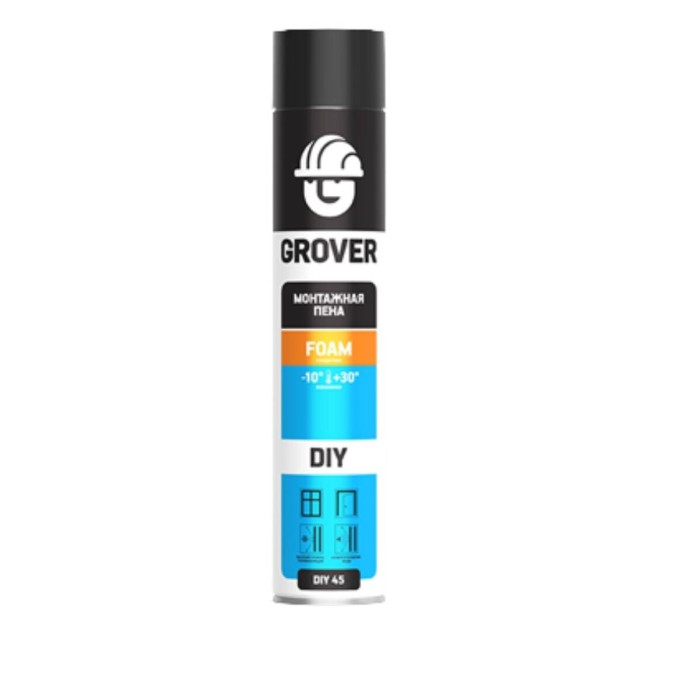 Монтажная пена Grover DIY45 стандарт 0,75 л GRF406