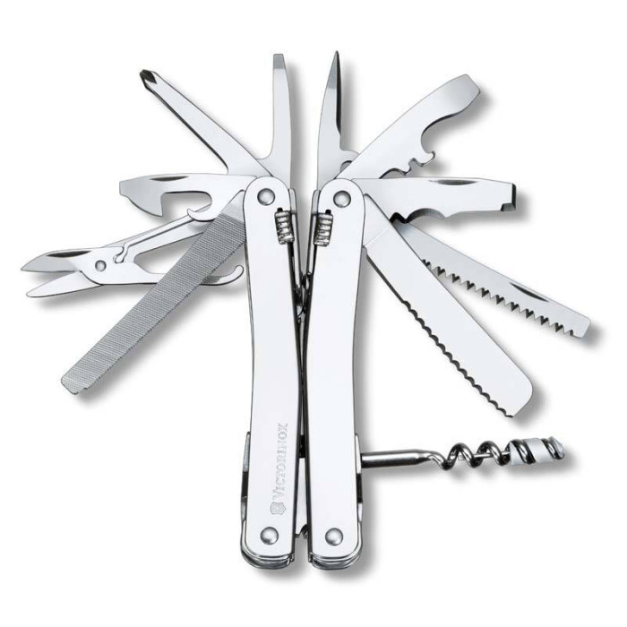 Мультитул Victorinox SwissTool Spirit Plus, 105 мм, 38 функций, нейлоновый чехол
