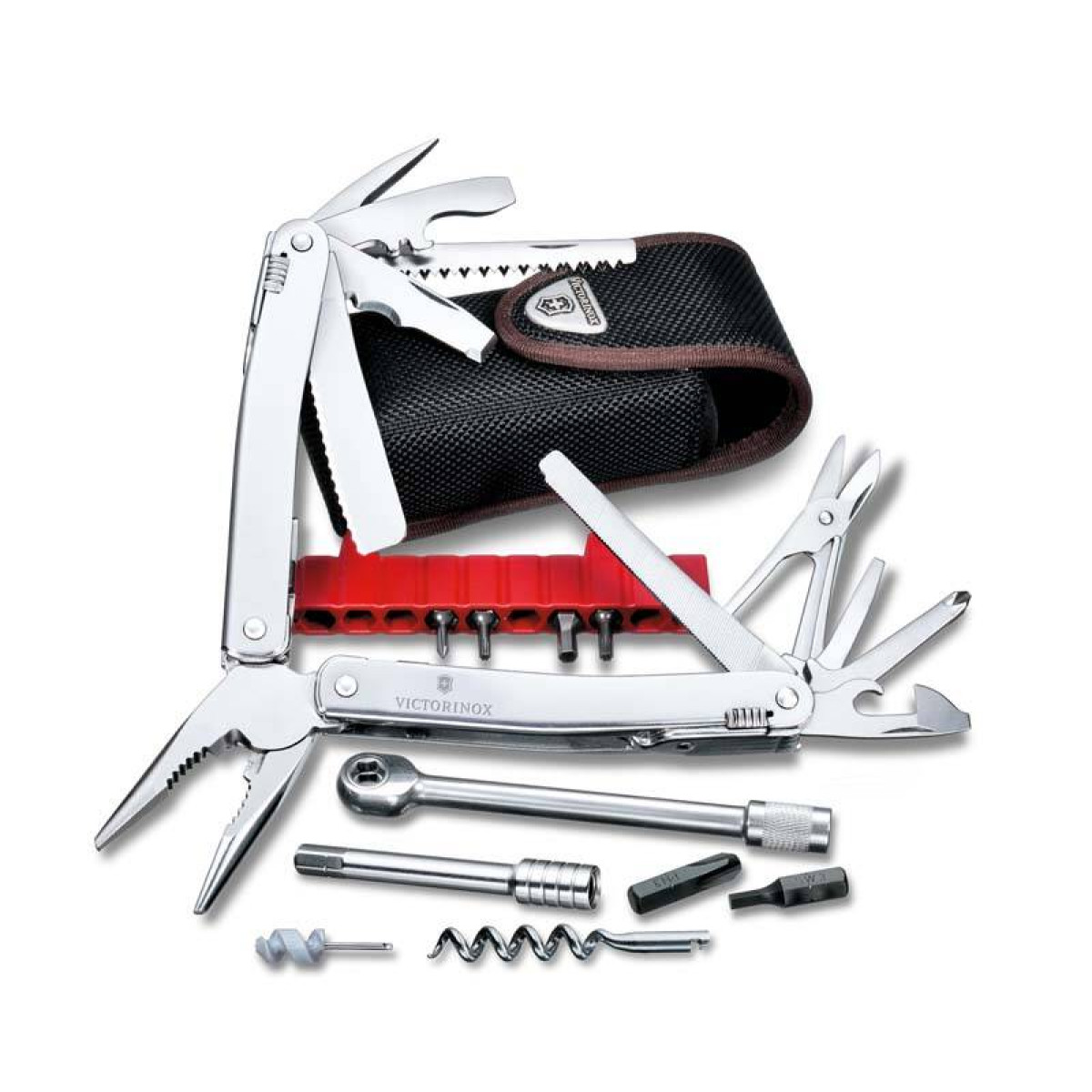 Мультитул Victorinox SwissTool Spirit Plus, 105 мм, 38 функций, нейлоновый чехол 3