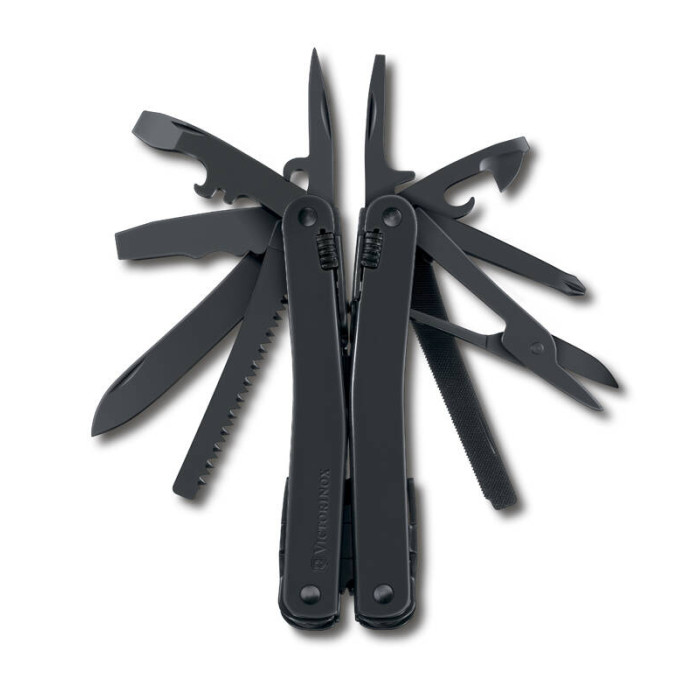 Мультитул Victorinox SwissTool Spirit XBS, 105 мм, 26 функций, черный