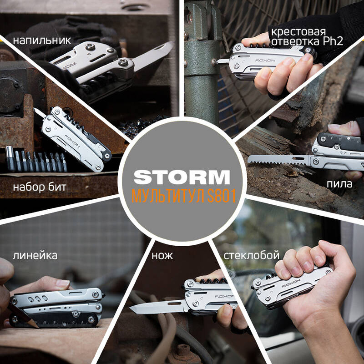 Мультитул Roxon Storm S801 2