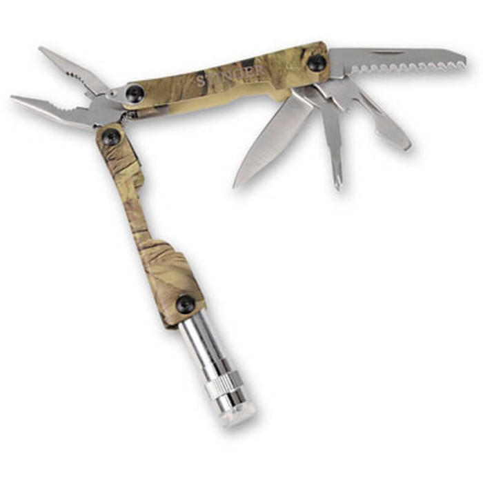 Мультитул Stinger 6 инструментов нейлоновый чехол MT-3503