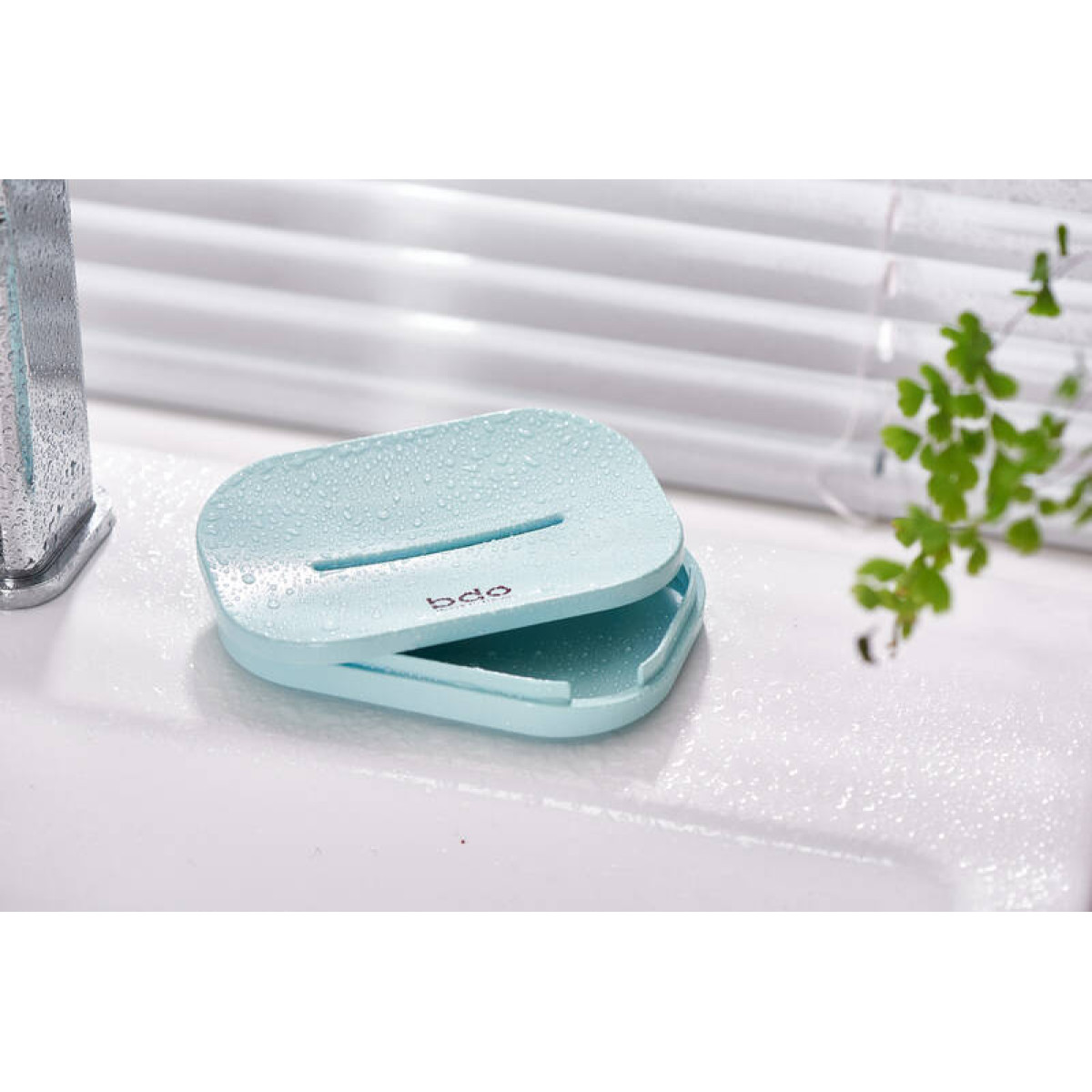 Мыльница BDO Soap Oval голубая 4