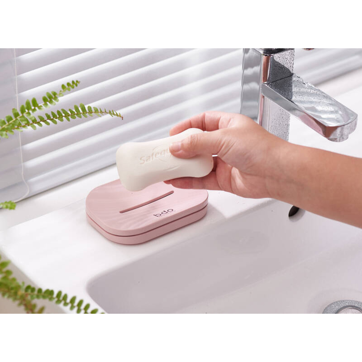 Мыльница BDO Soap Oval розовая 4