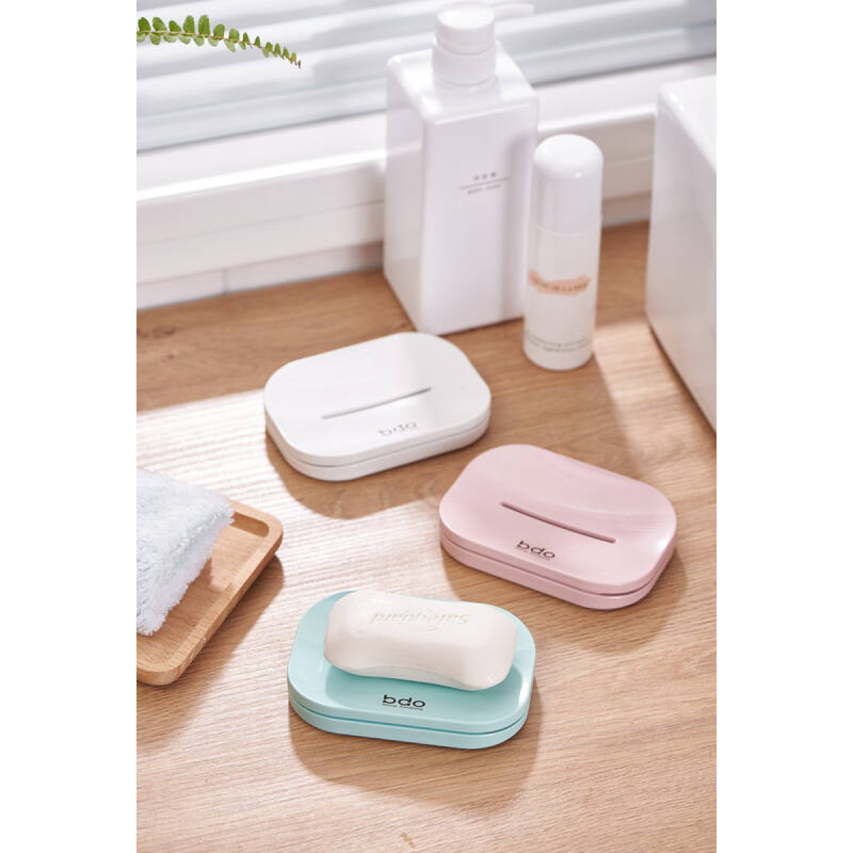Мыльница BDO Soap Oval розовая 3