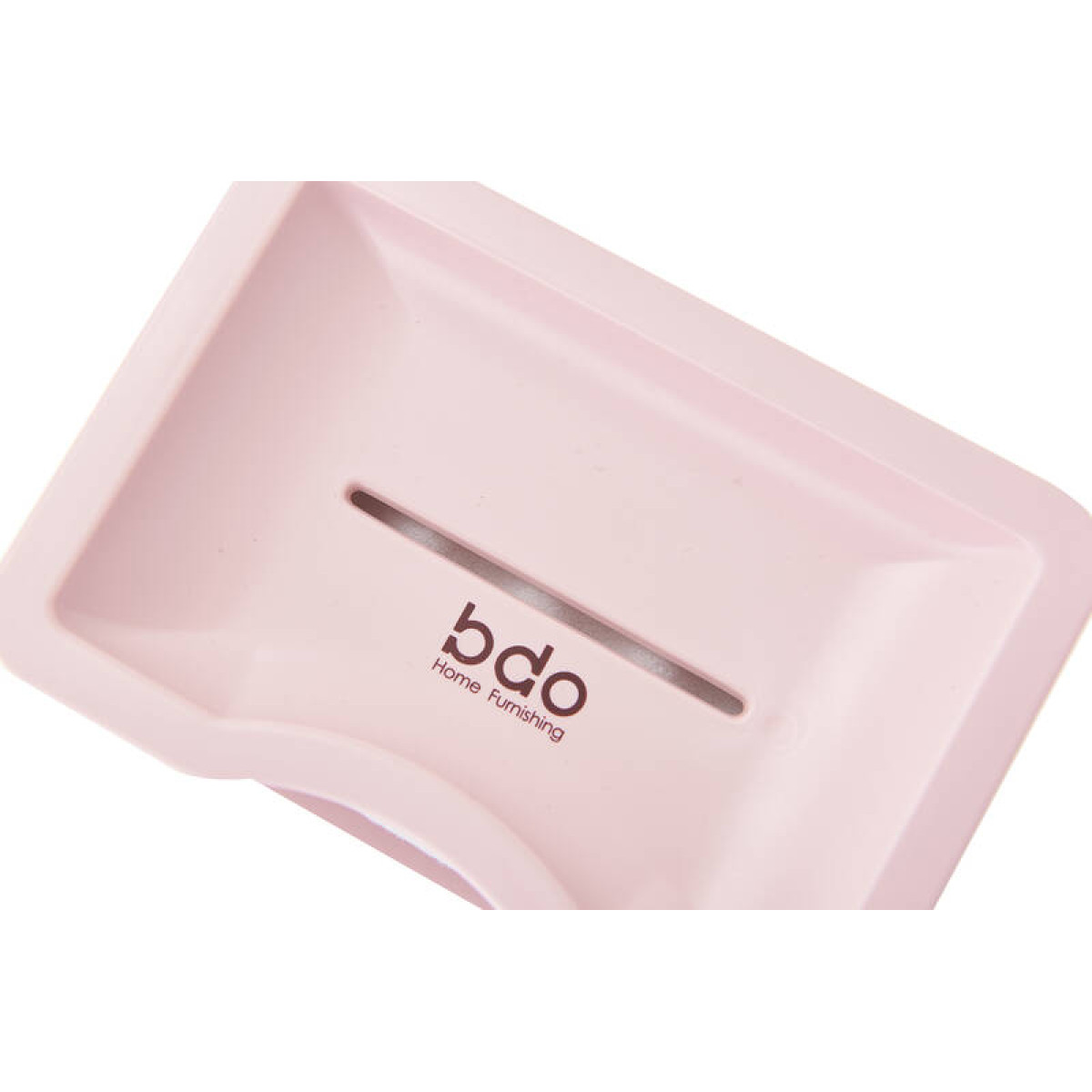 Мыльница с отсеком для губки BDO Soap Box розовая 5