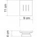 Мыльница WasserKRAFT Amper K-5429W Белая