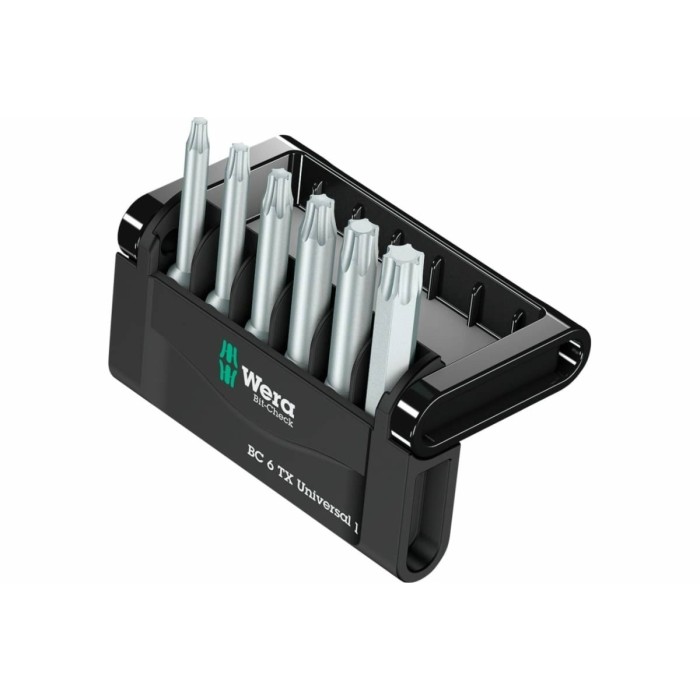 Набор бит с битодержателем Wera WE-056295, 7 предметов