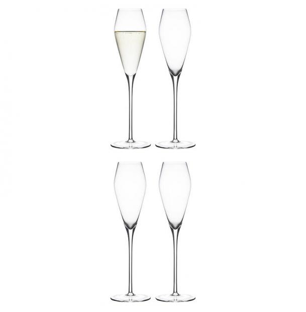Набор бокалов для шампанского Liberty Jones Flavor 260 мл 4 шт. PS_LJ_FL_CHPGLS_260-4