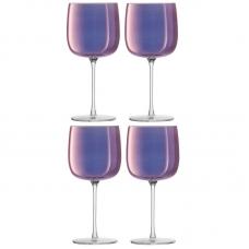 Набор бокалов для вина LSA International Aurora 450 мл фиолетовый 4 шт