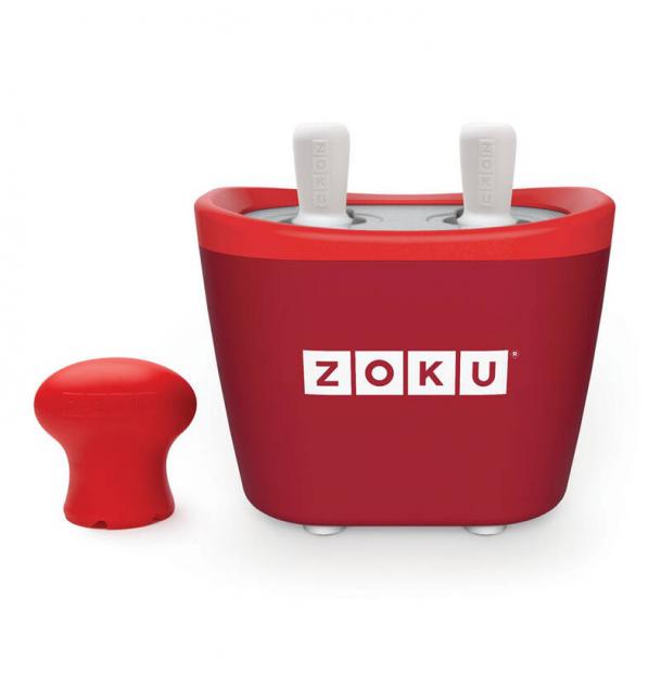 Набор для приготовления мороженого Zoku Duo Quick Pop Maker красный ZK107-RD